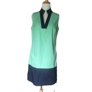 Sail to Sable Color Block Shift Tunic Dress